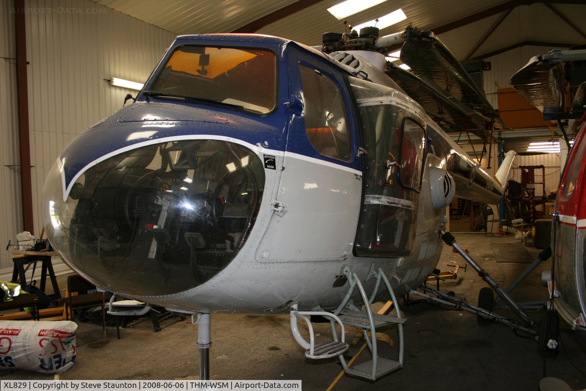 XL829, 1957 Bristol 171 Sycamore HR.14 C/N 13474, Taken at the Helicopter Museum (http://www.helicoptermuseum.co.uk/)