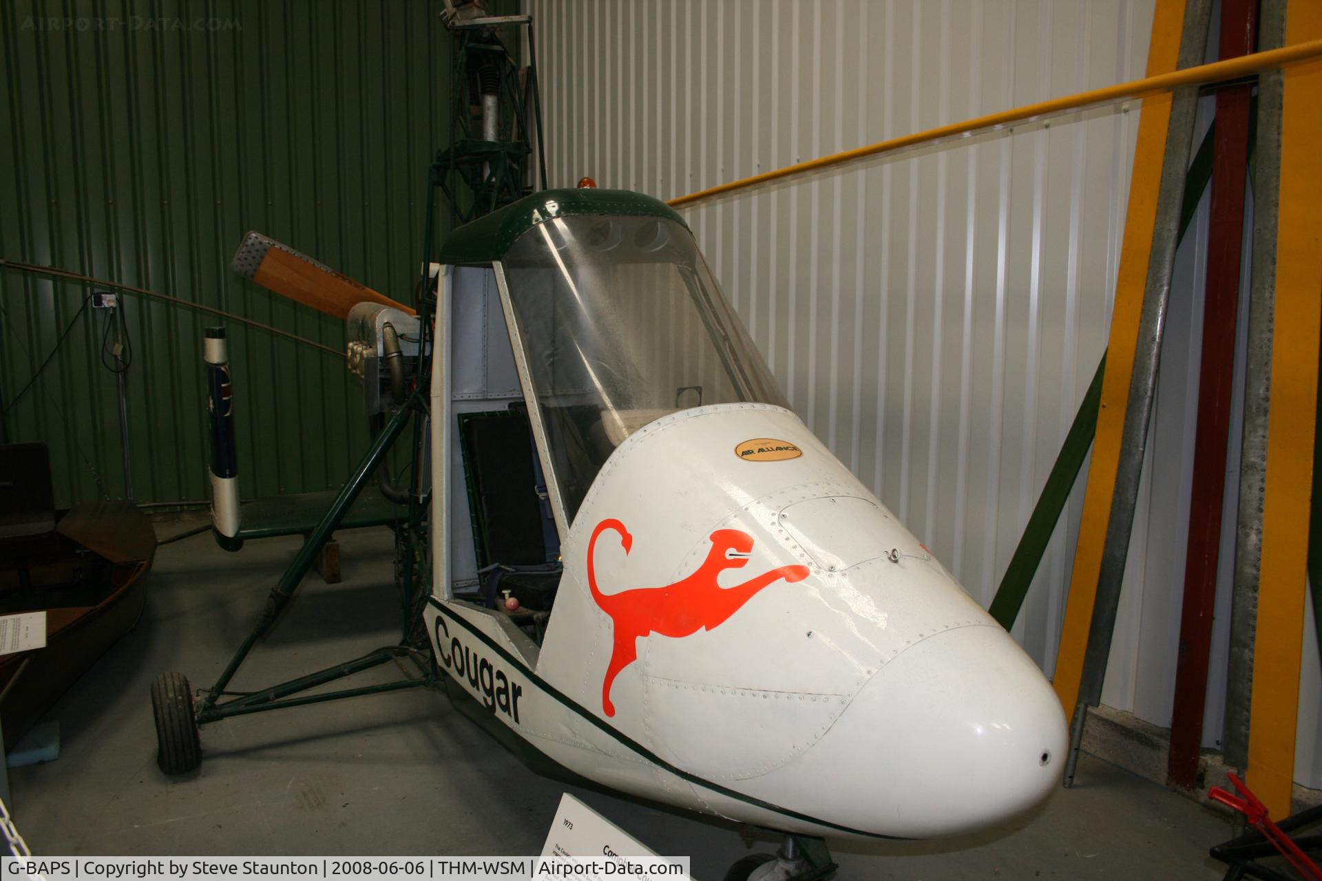 G-BAPS, 1973 Campbell Cougar C/N CA-6000, Taken at the Helicopter Museum (http://www.helicoptermuseum.co.uk/)