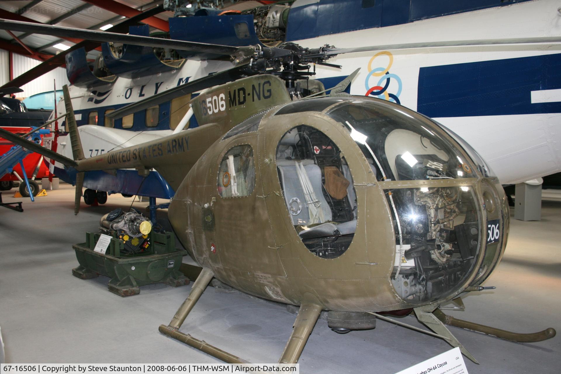 67-16506, 1963 Hughes OH-6A Cayuse C/N 0891, Taken at the Helicopter Museum (http://www.helicoptermuseum.co.uk/)