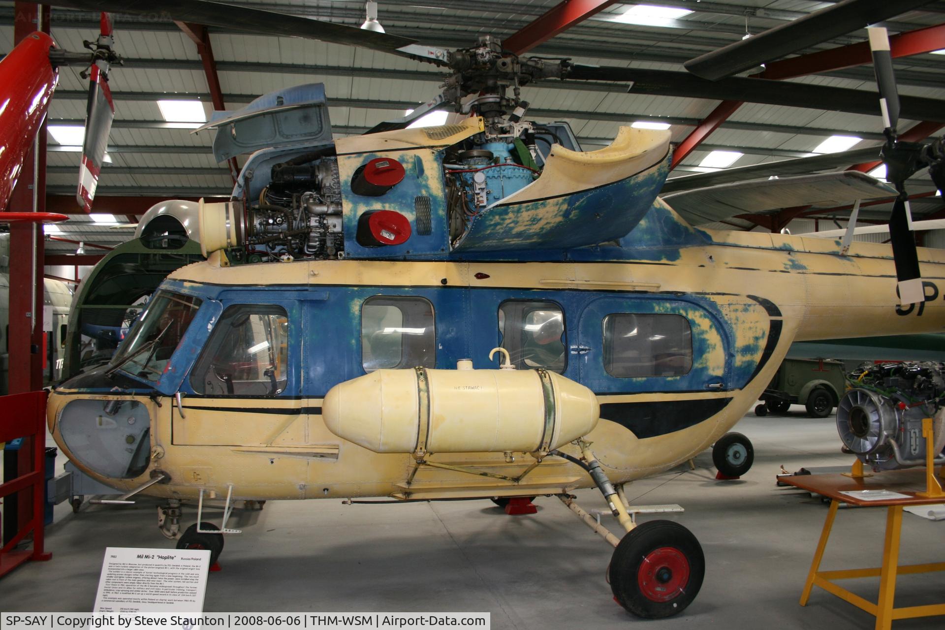 SP-SAY, 1985 PZL-Swidnik Mi-2 C/N 529538125, Taken at the Helicopter Museum (http://www.helicoptermuseum.co.uk/)