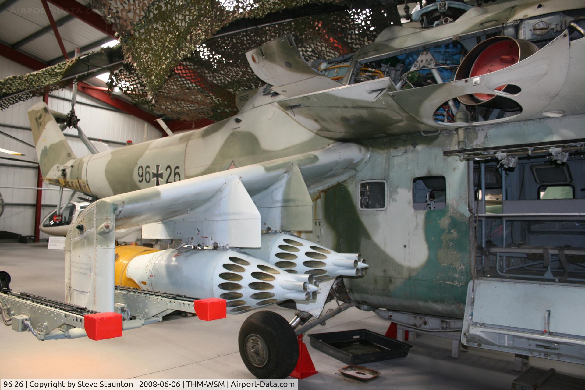 96 26, 1981 Mil Mi-24D Hind C/N 230270110073, Taken at the Helicopter Museum (http://www.helicoptermuseum.co.uk/)