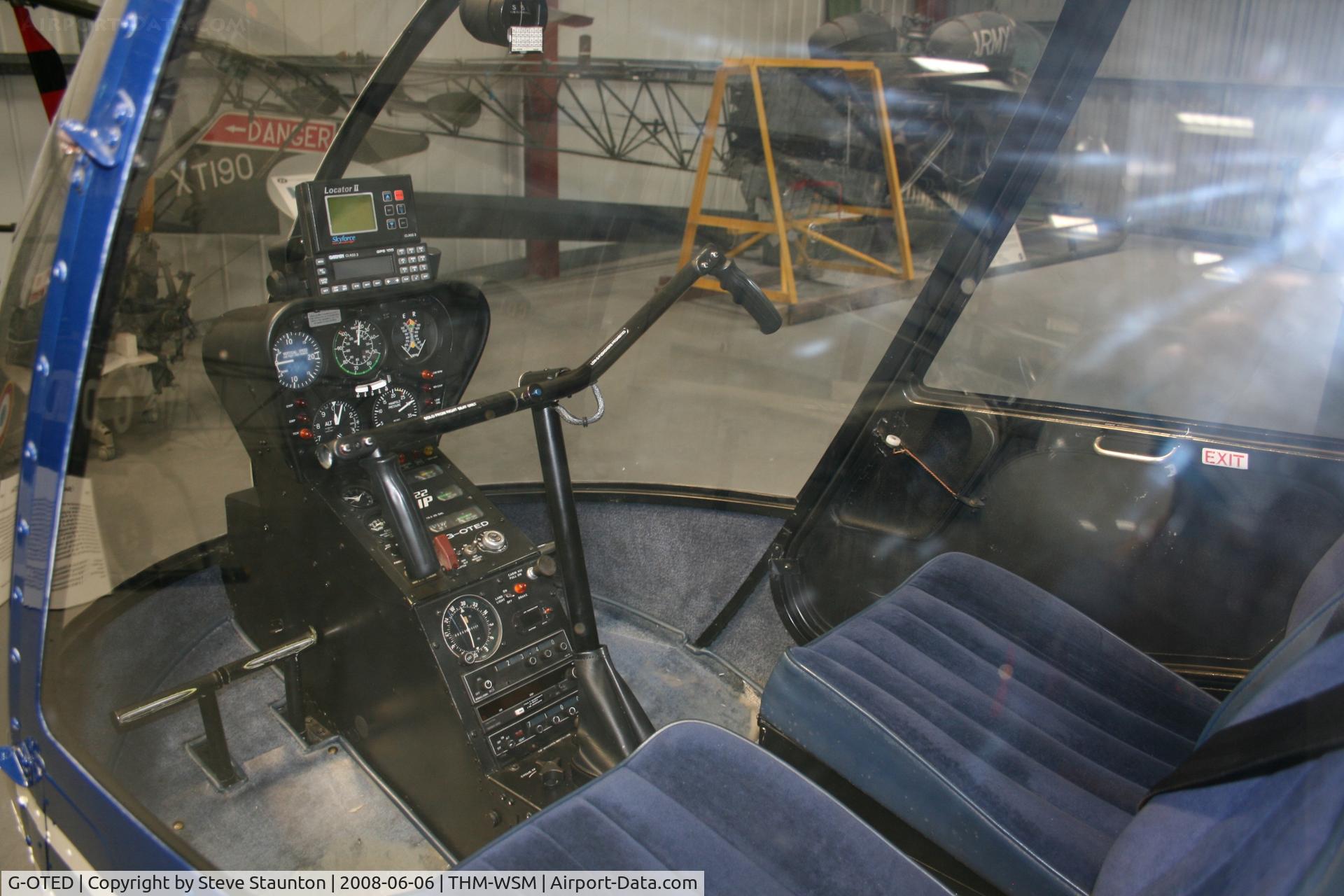 G-OTED, 1981 Robinson R22 C/N 0209, Taken at the Helicopter Museum (http://www.helicoptermuseum.co.uk/)