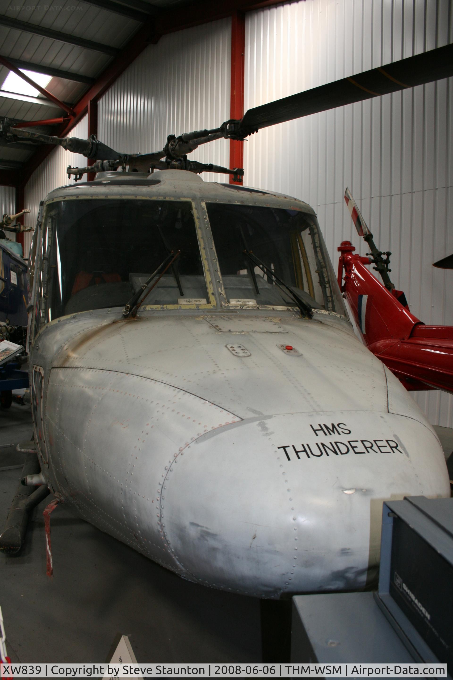 XW839, 1972 Westland Lynx C/N 09-02, Taken at the Helicopter Museum (http://www.helicoptermuseum.co.uk/)