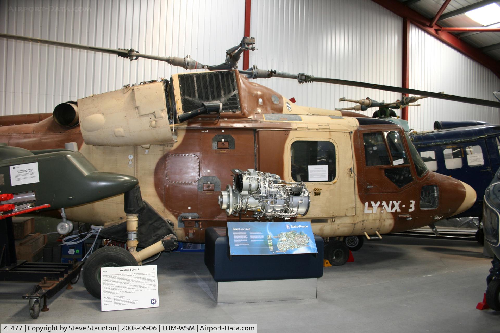ZE477, 1984 Westland Lynx HAS.3 C/N 310/001P, Taken at the Helicopter Museum (http://www.helicoptermuseum.co.uk/)