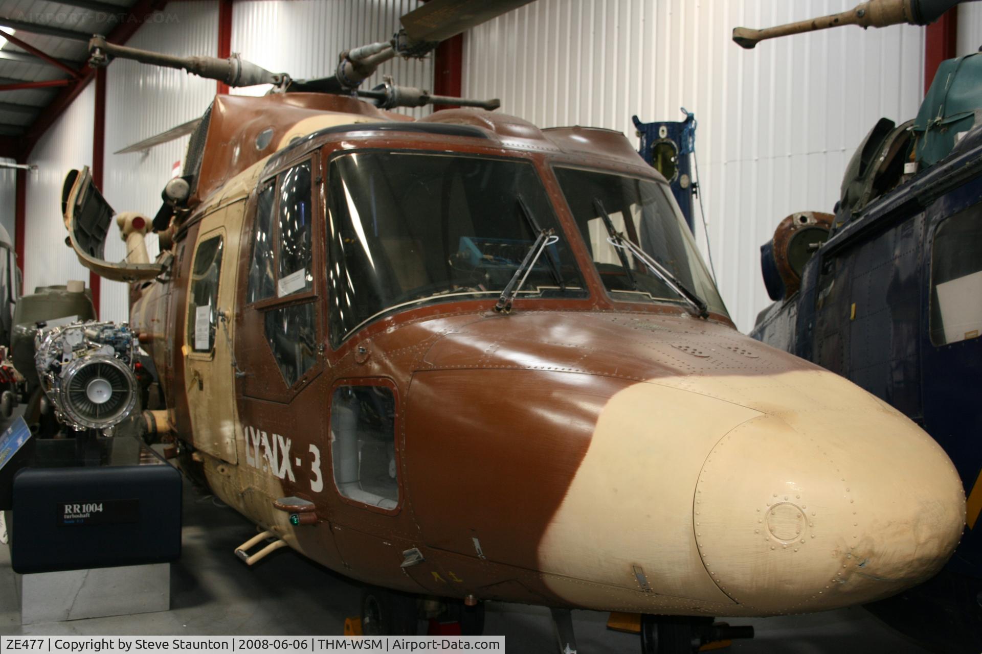 ZE477, 1984 Westland Lynx HAS.3 C/N 310/001P, Taken at the Helicopter Museum (http://www.helicoptermuseum.co.uk/)