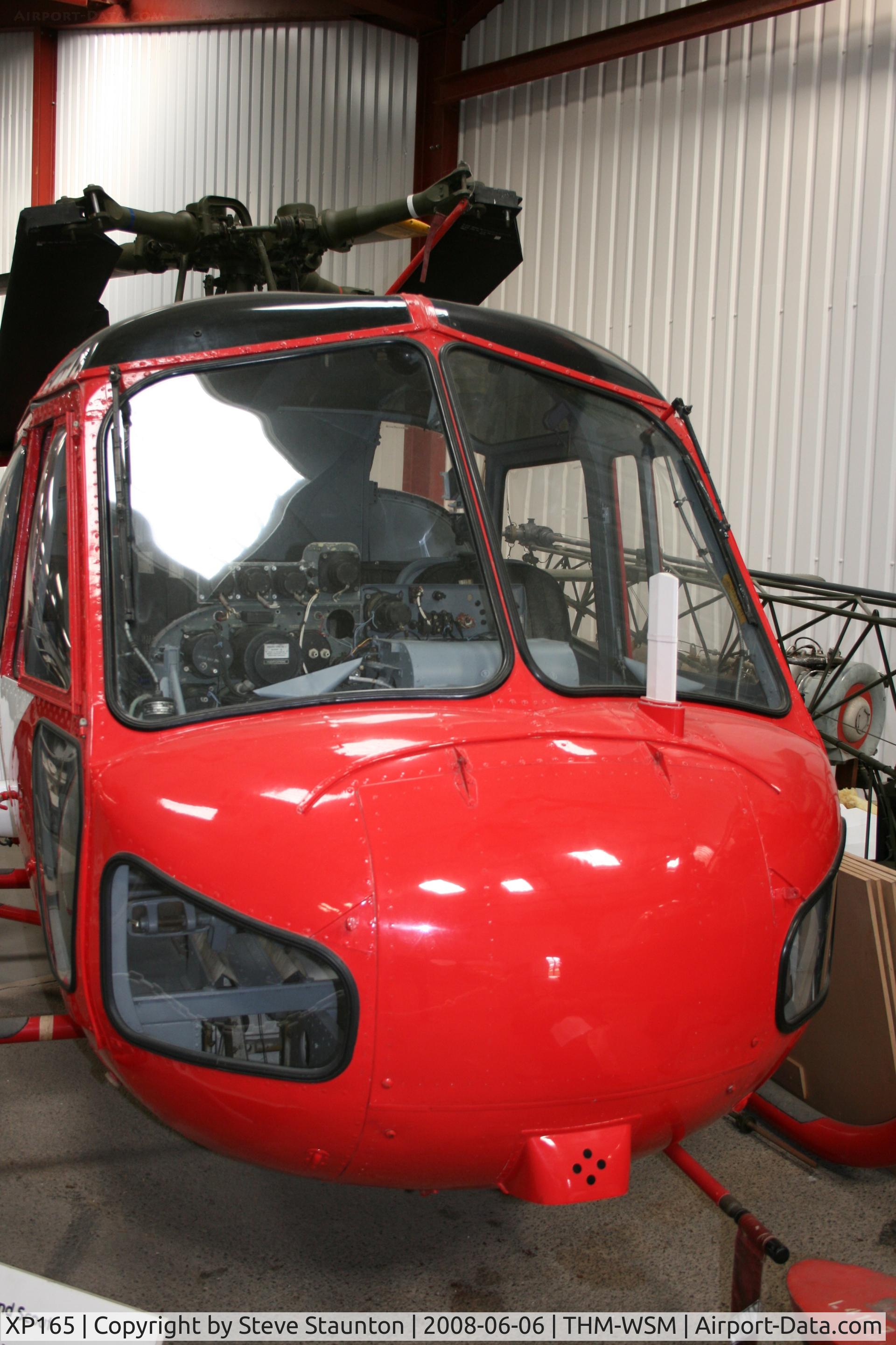XP165, 1960 Westland Scout AH.1 C/N S2/8437, Taken at the Helicopter Museum (http://www.helicoptermuseum.co.uk/)