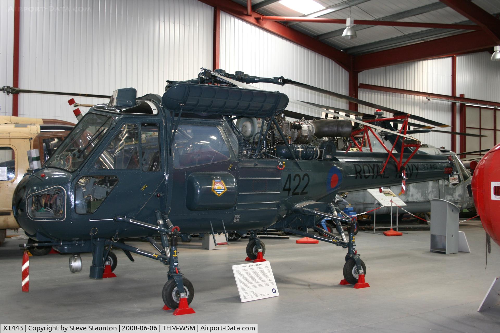 XT443, 1966 Westland Wasp HAS.1 C/N F9613, Taken at the Helicopter Museum (http://www.helicoptermuseum.co.uk/)