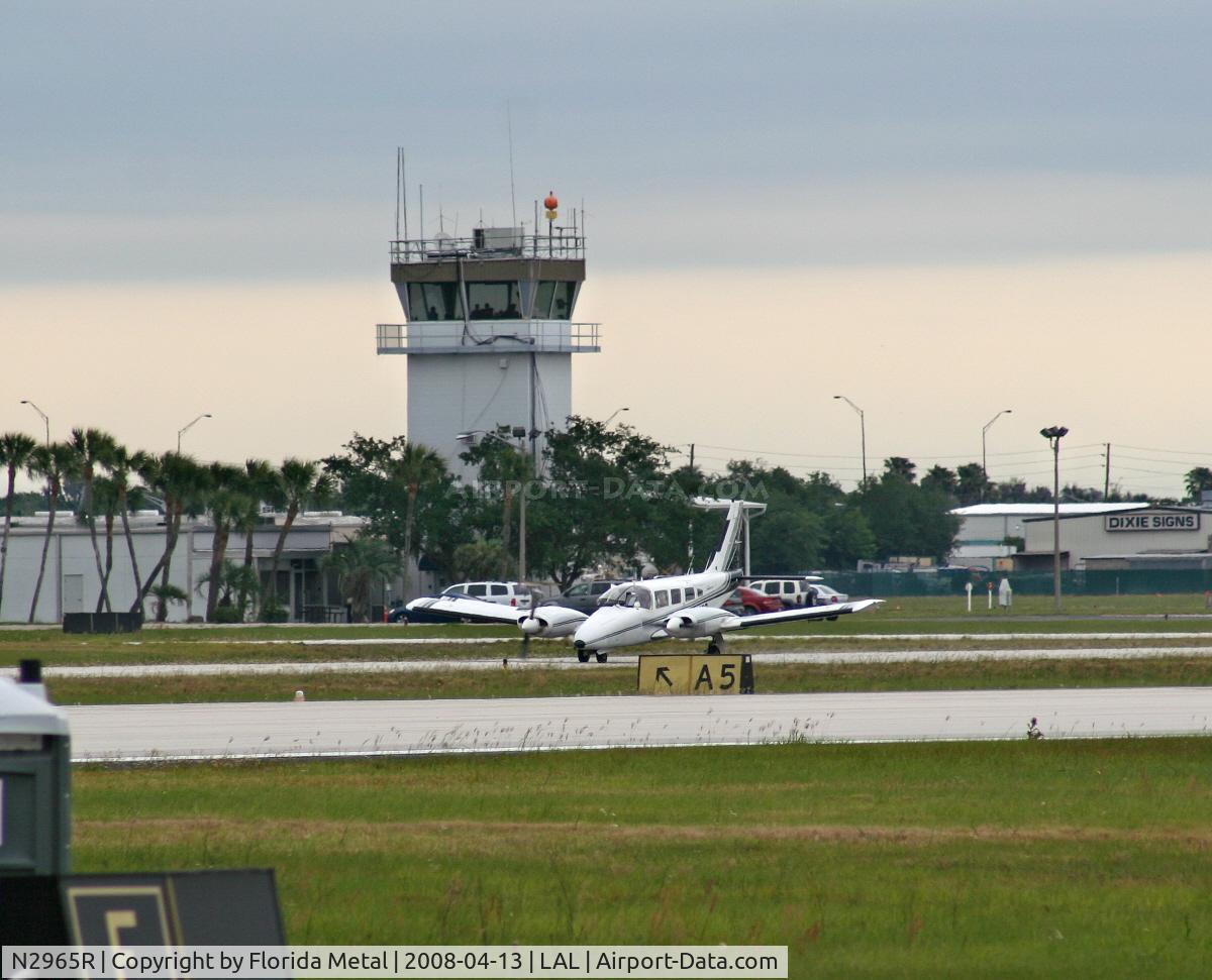 N2965R, 1979 Piper PA-34-200T Seneca II C/N 34-7970425, Piper comes in nose gear collapsed - pilot and passenger were unharmed