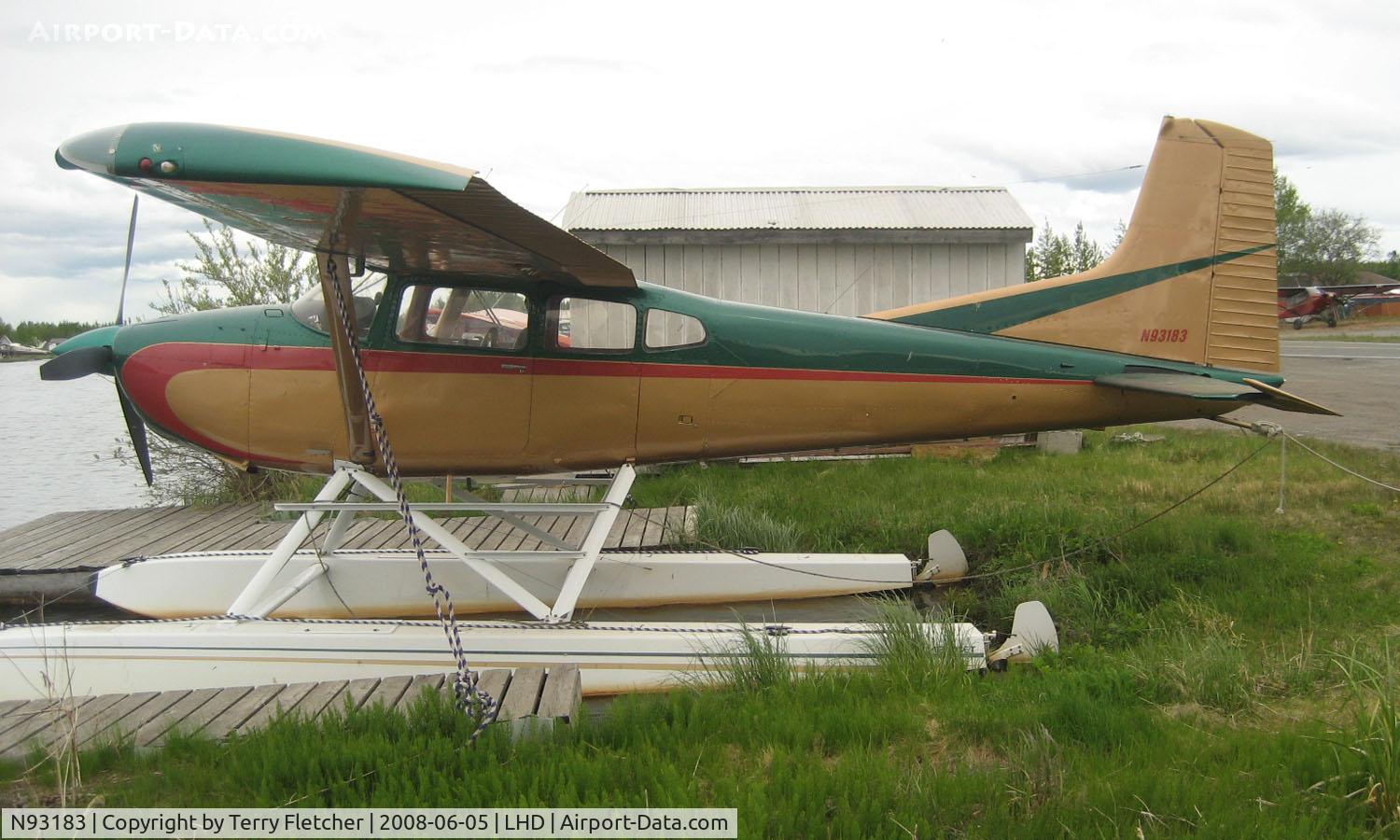 N93183, 1976 Cessna A185F Skywagon 185 C/N 18503190, Cessna 185F at Lake Hood