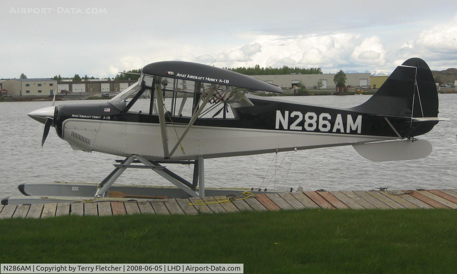 N286AM, Aviat A-1B Husky C/N 2286, Aviat Husky  at Lake Hood