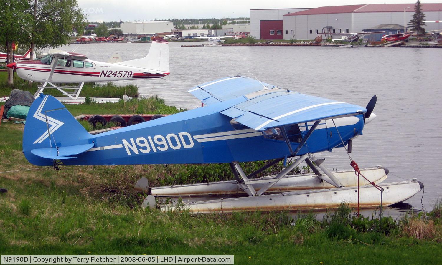 N9190D, 1958 Piper PA-22-160 Tri Pacer C/N 22-6248, Piper Pa-22-160 at Lake Hood