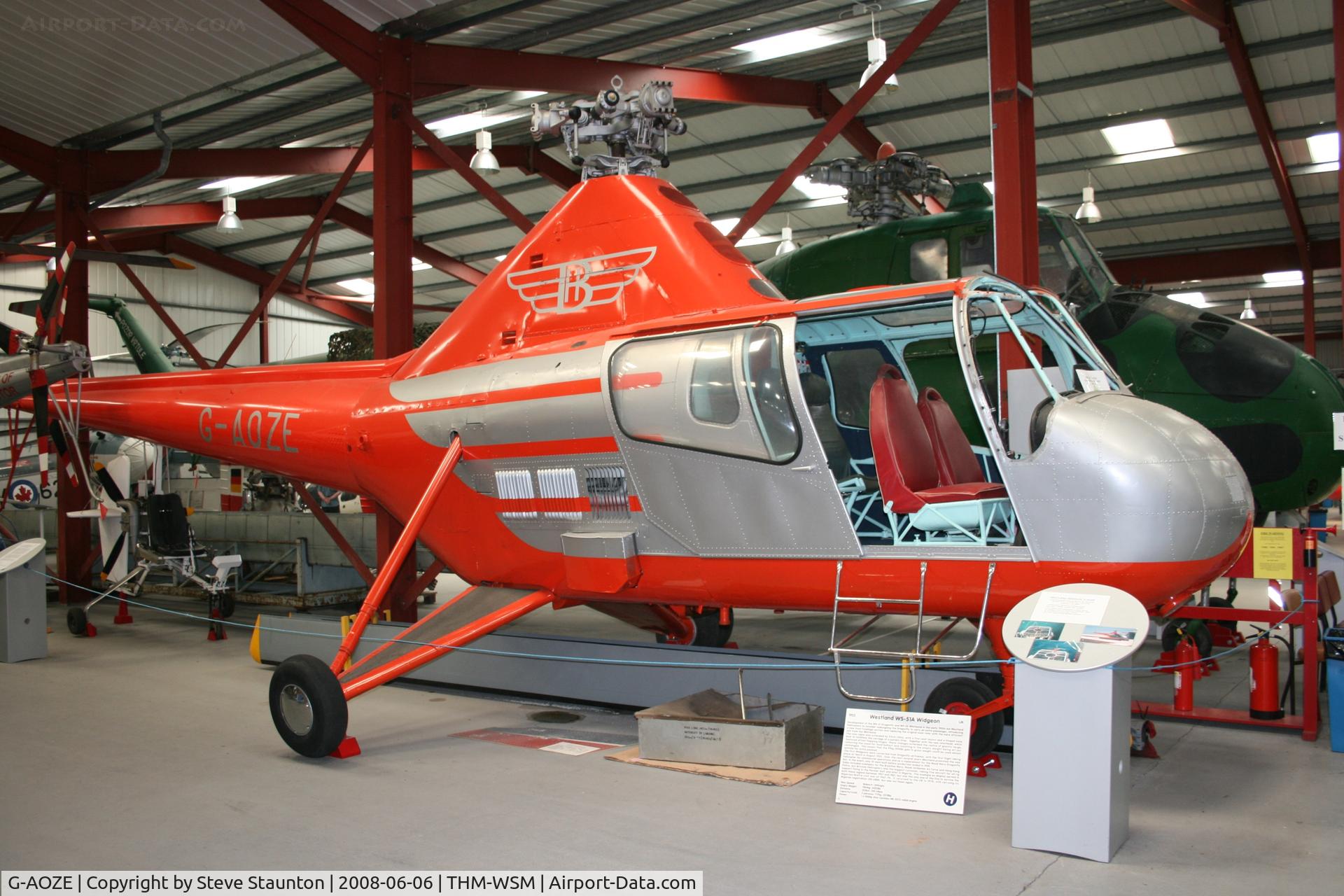 G-AOZE, 1957 Westland S.51 Widgeon Series 2 C/N WA/H/141, Taken at the Helicopter Museum (http://www.helicoptermuseum.co.uk/)