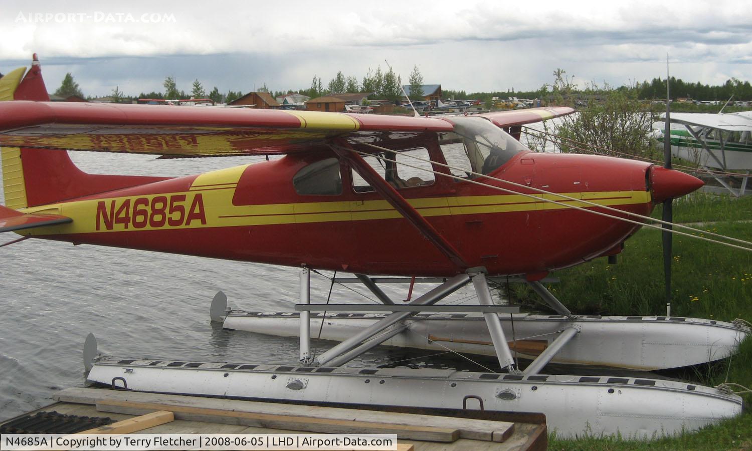 N4685A, 1956 Cessna 180 C/N 32282, Cessna 180 at Lake Hood