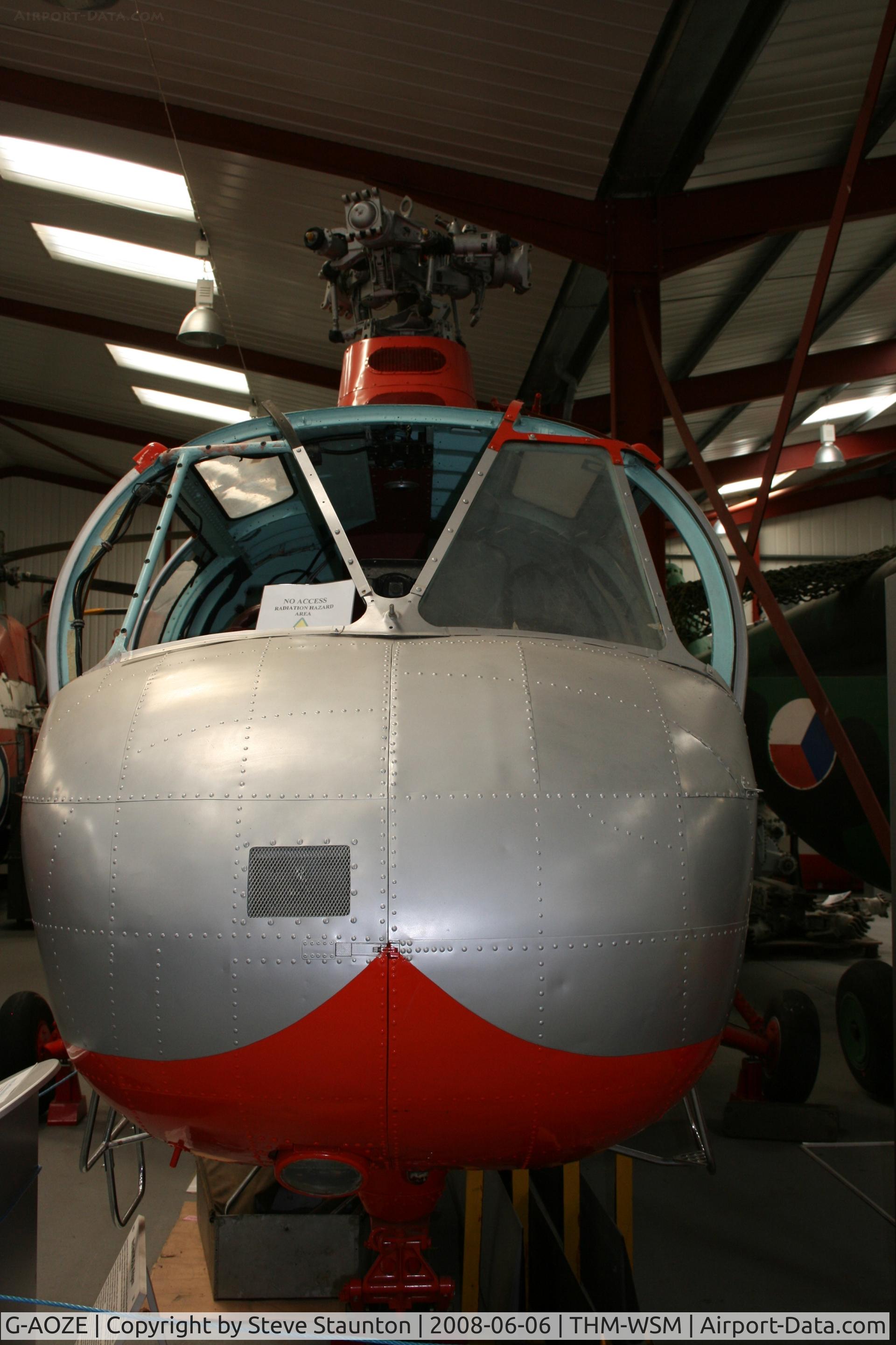 G-AOZE, 1957 Westland S.51 Widgeon Series 2 C/N WA/H/141, Taken at the Helicopter Museum (http://www.helicoptermuseum.co.uk/)