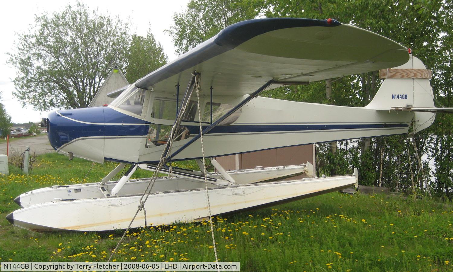 N144GB, 1974 Taylorcraft F-19 Sportsman C/N F-013, Taylorcraft F19 at Lake Hood