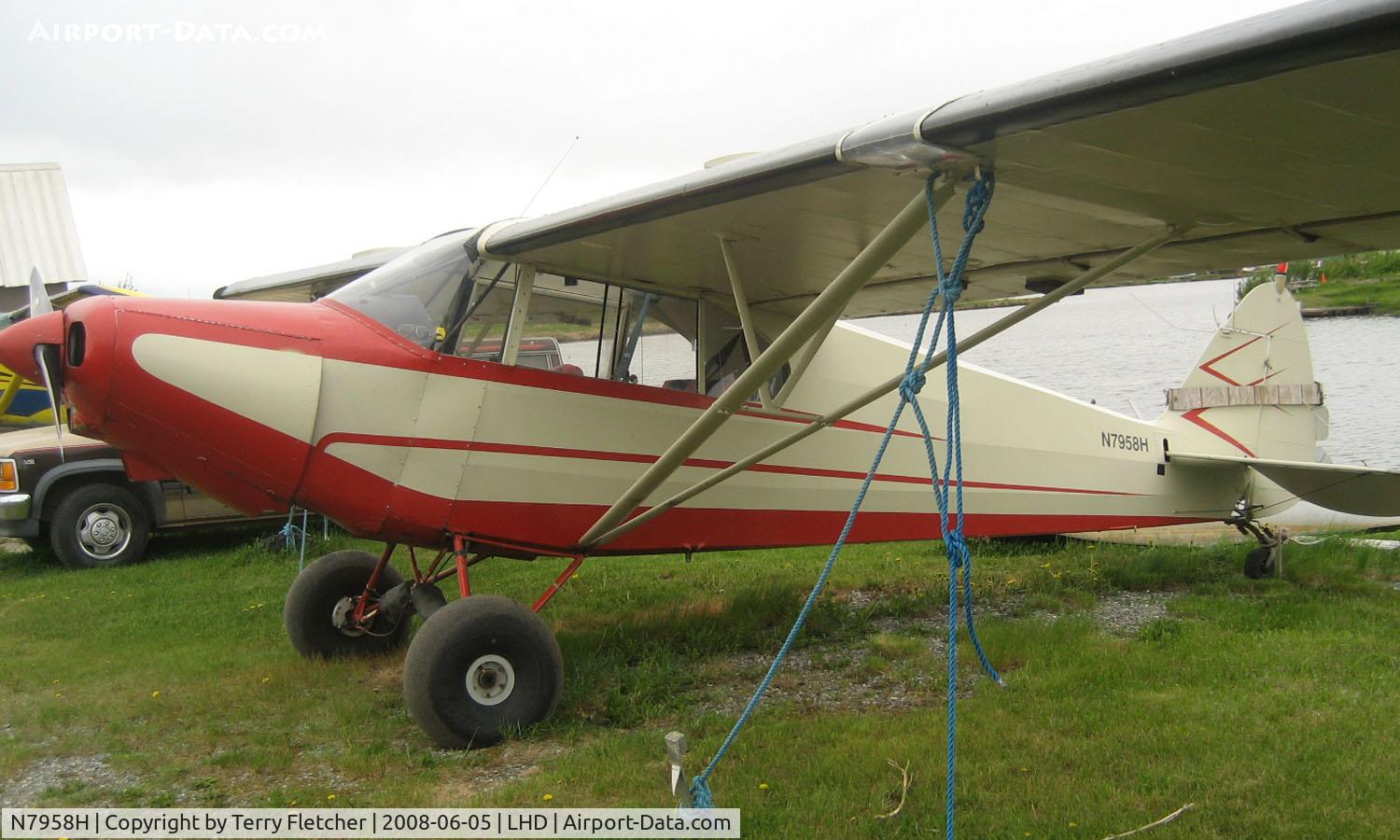 N7958H, 1946 Piper PA-12 Super Cruiser C/N 12-860, 1946 Piper Pa-12 at Lake Hood