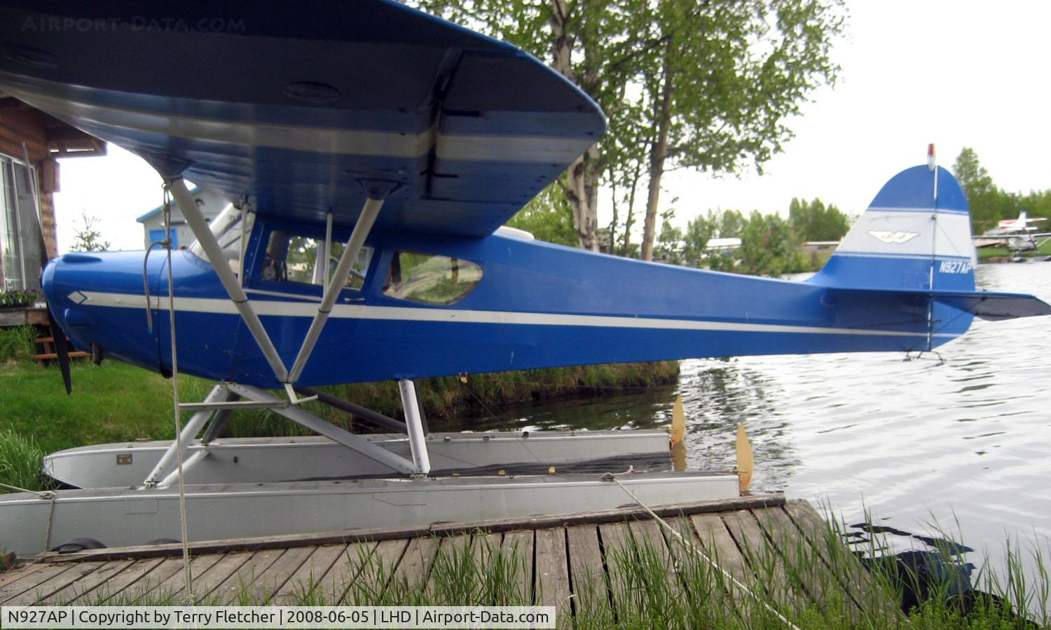 N927AP, 1978 Taylorcraft F-19 Sportsman C/N F-109, Taylorcraft F19 at Lake Hood