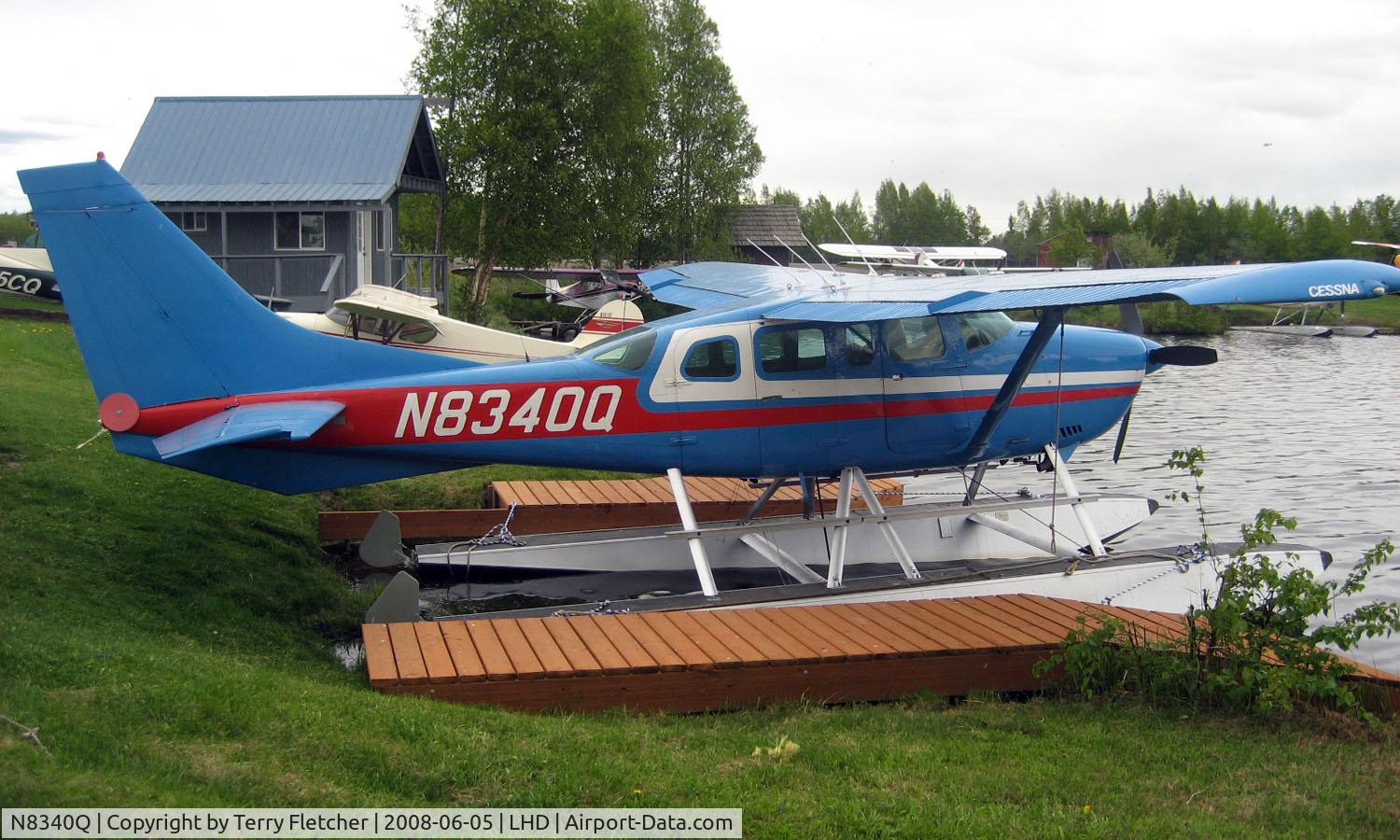 N8340Q, 1976 Cessna U206F Stationair C/N U20603201, Cessna U206F at Lake Hood