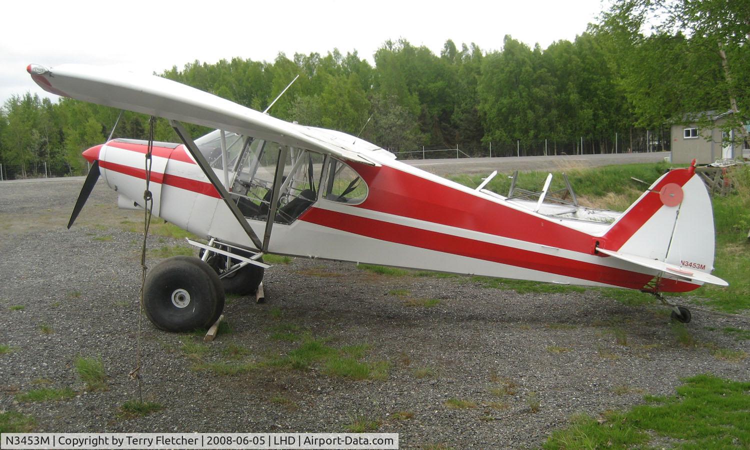 N3453M, 1947 Piper PA-12 Super Cruiser C/N 12-2340, 1947 Piper Pa-12 at Lake Hood