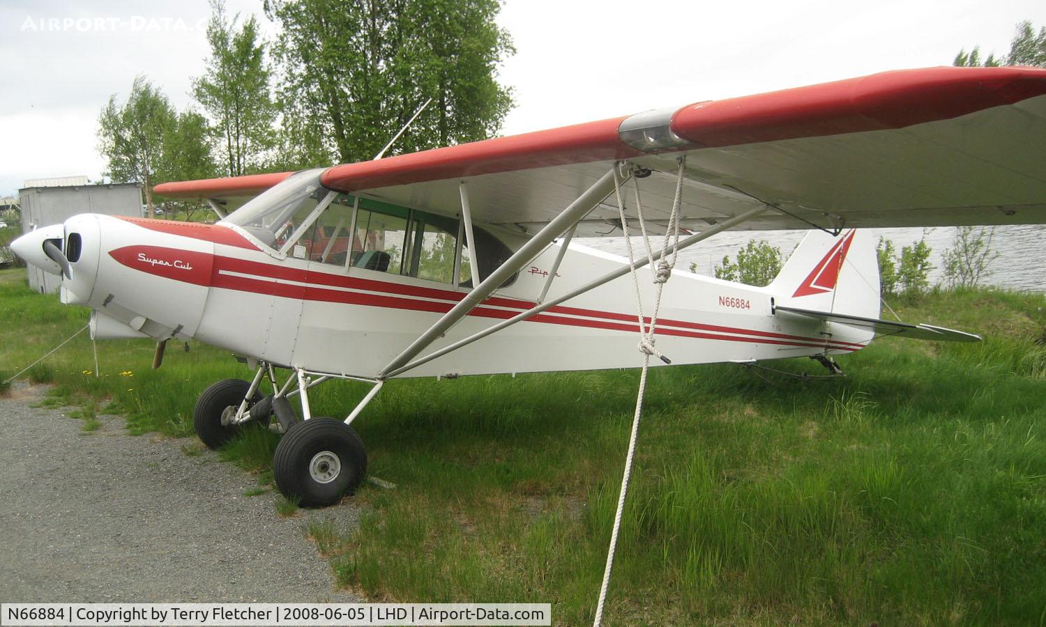 N66884, 1975 Piper PA-18-150 Super Cub C/N 18-7509090, Piper Pa-18-150 at Lake Hood