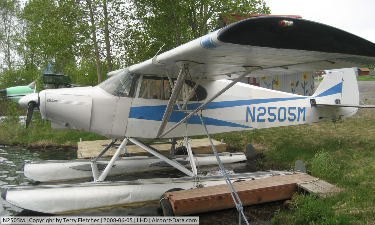 N2505M, 1946 Piper PA-12 Super Cruiser C/N 12-1003, 1946 Piper Pa-12 at Lake Hood