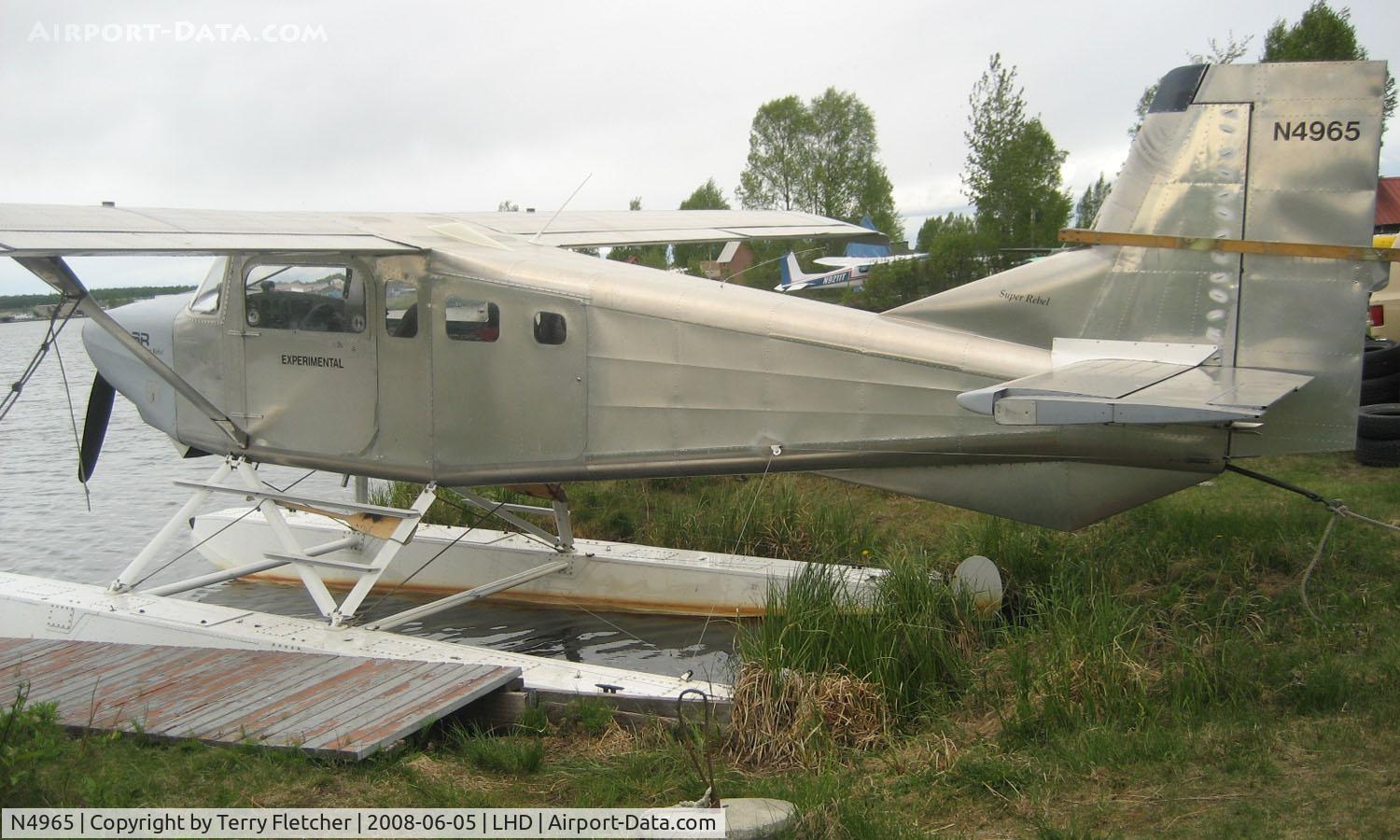 N4965, 2000 Murphy SR2500 Super Rebel C/N 025, Murphy SR2500 Moose at Lake Hood