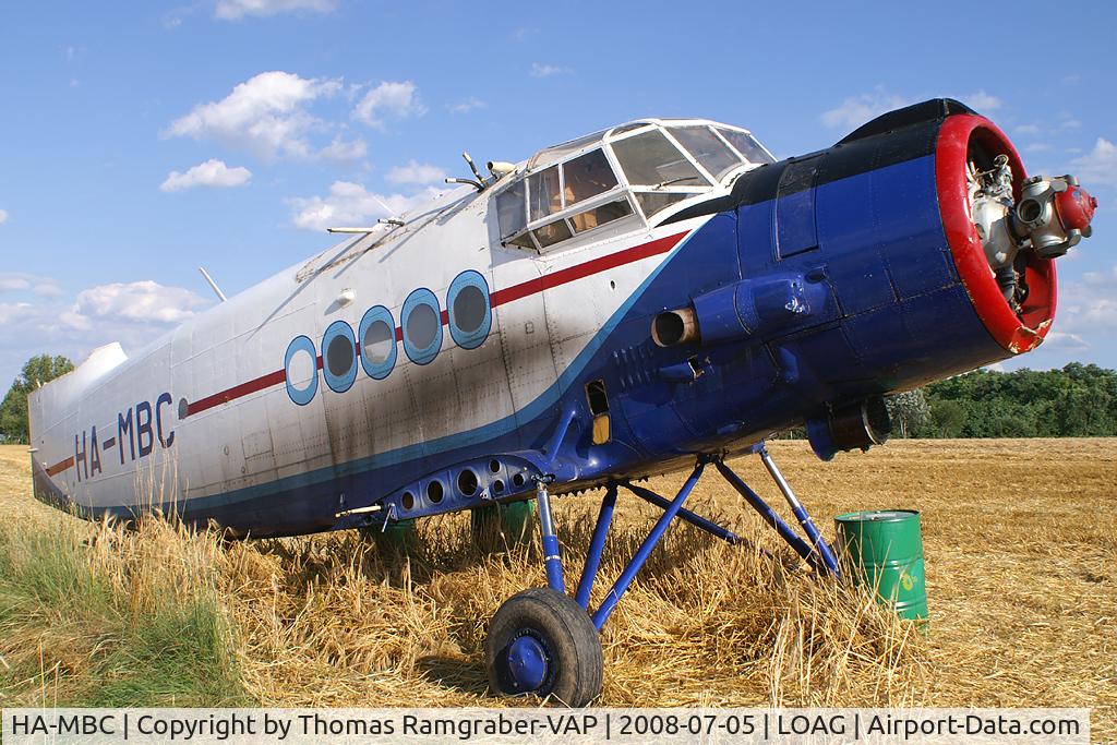 HA-MBC, 1975 PZL-Mielec An-2R C/N 1G161-08, Antonov 2