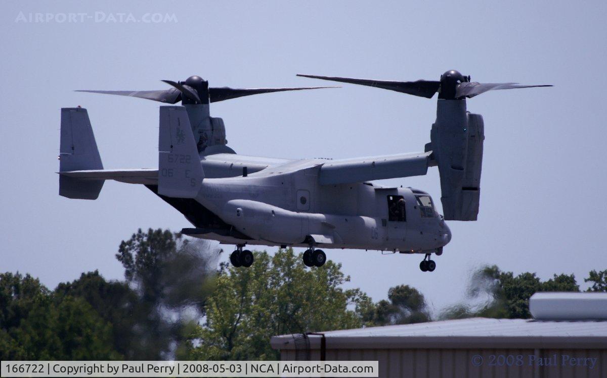 166722, Bell-Boeing MV-22B Osprey C/N D0091, Interesting to watch a tiltrotor hover-taxi