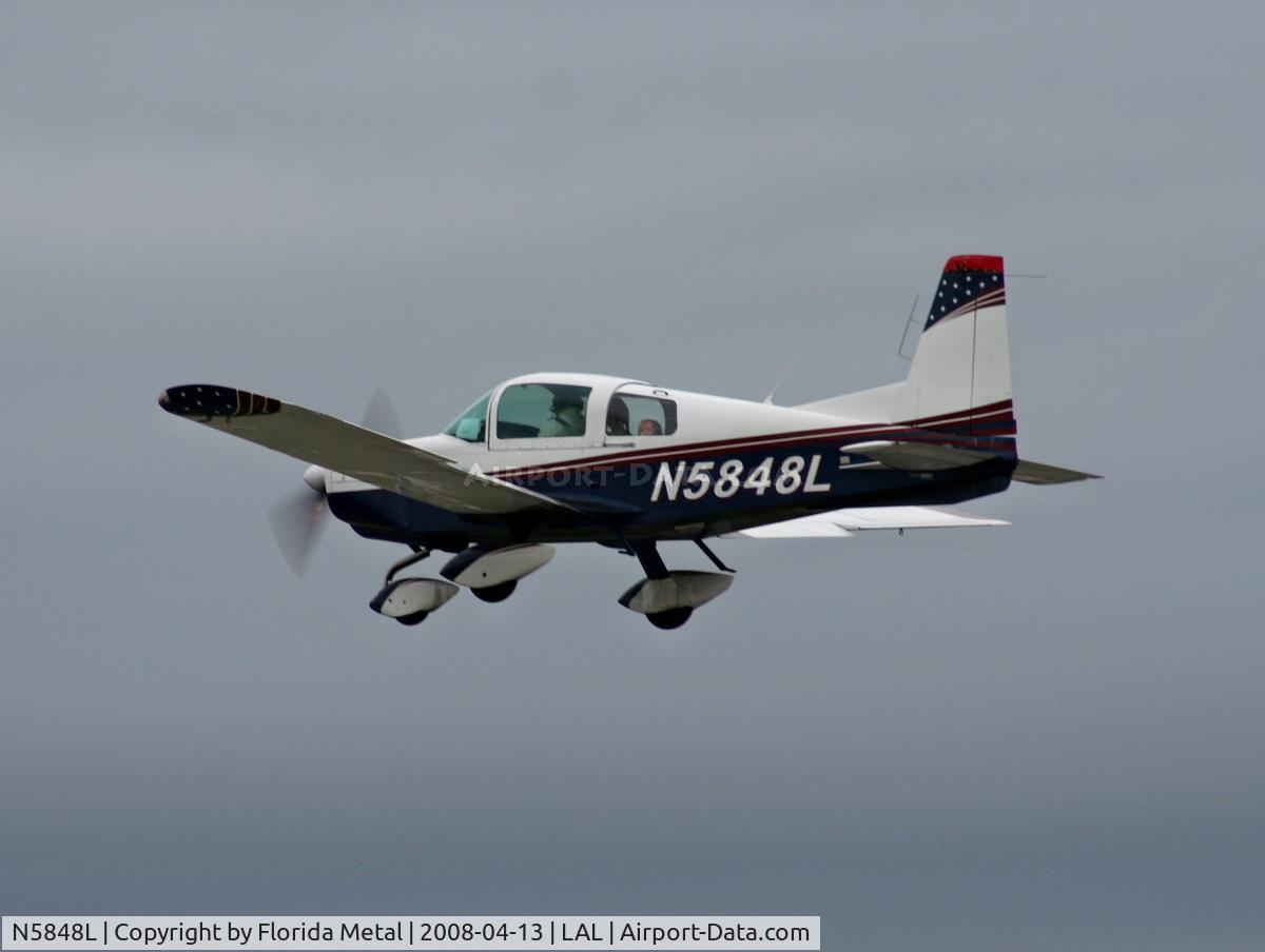N5848L, 1972 American AA-5 C/N AA5-0248, Grumman AA-5