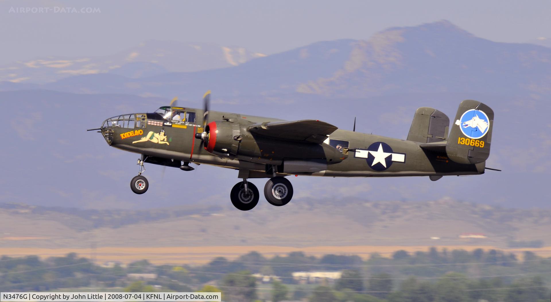 N3476G, 1944 North American B-25J Mitchell C/N 108-33257, B-25 Collings Group