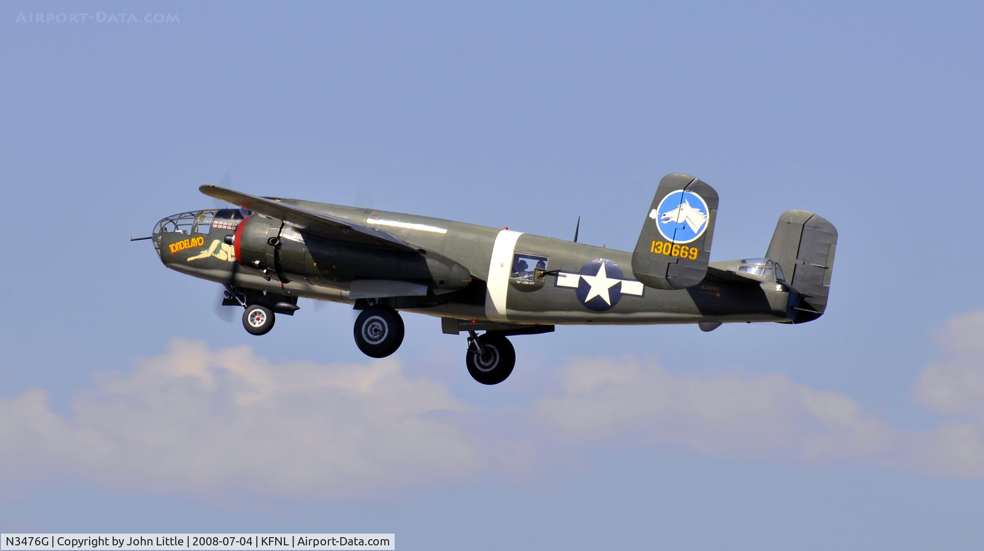 N3476G, 1944 North American B-25J Mitchell C/N 108-33257, B-25 Collings Group