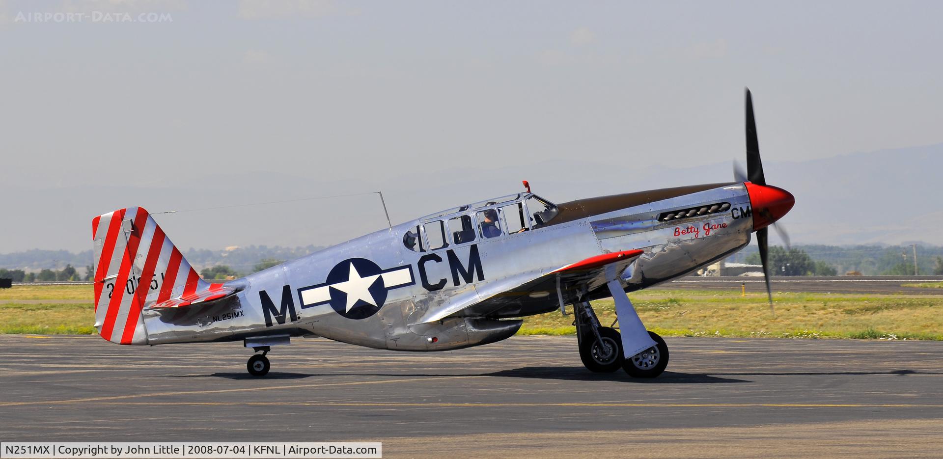 N251MX, 1943 North American P-51C-10 Mustang C/N 103-22730, P-51C Collings Group