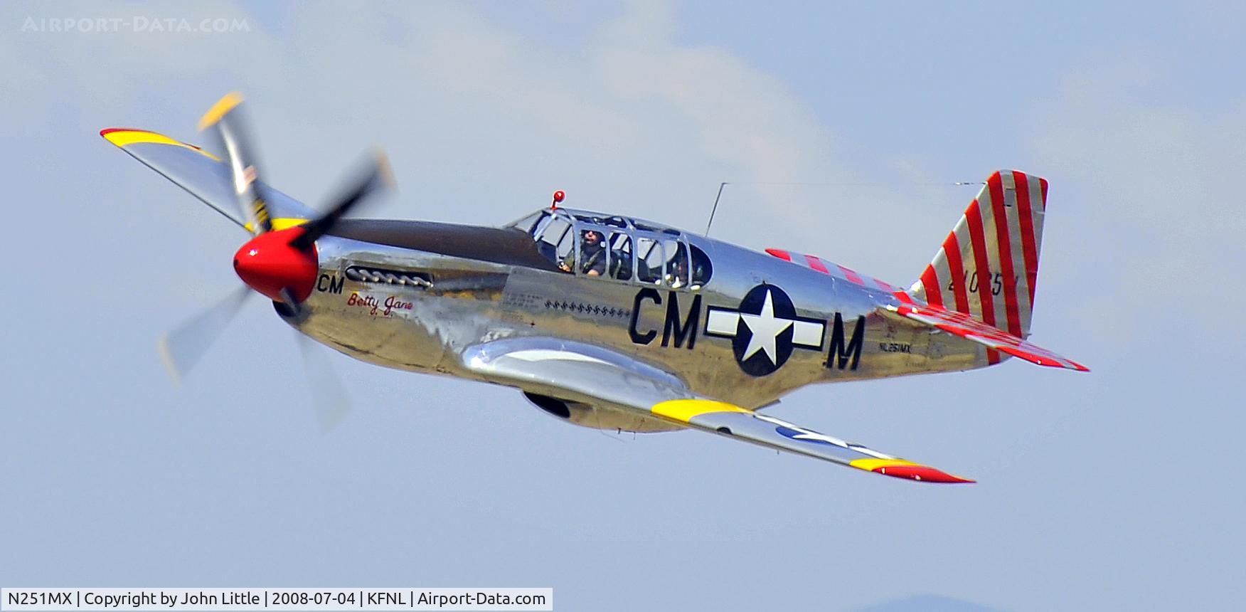 N251MX, 1943 North American P-51C-10 Mustang C/N 103-22730, P-51C Collings Group