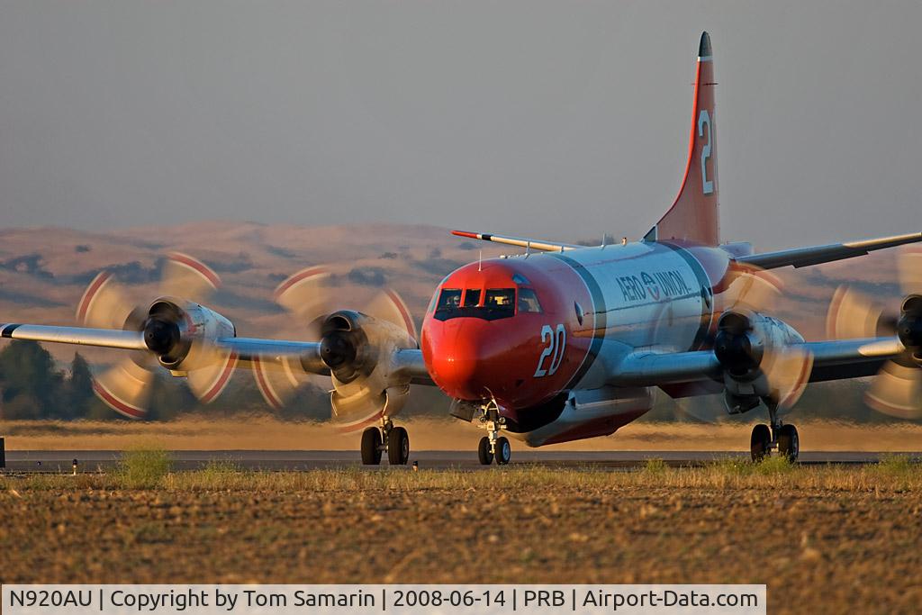 N920AU, 1963 Lockheed P-3A Orion C/N 185-5039 (150513), Tanker 20 at Paso Robles, CA