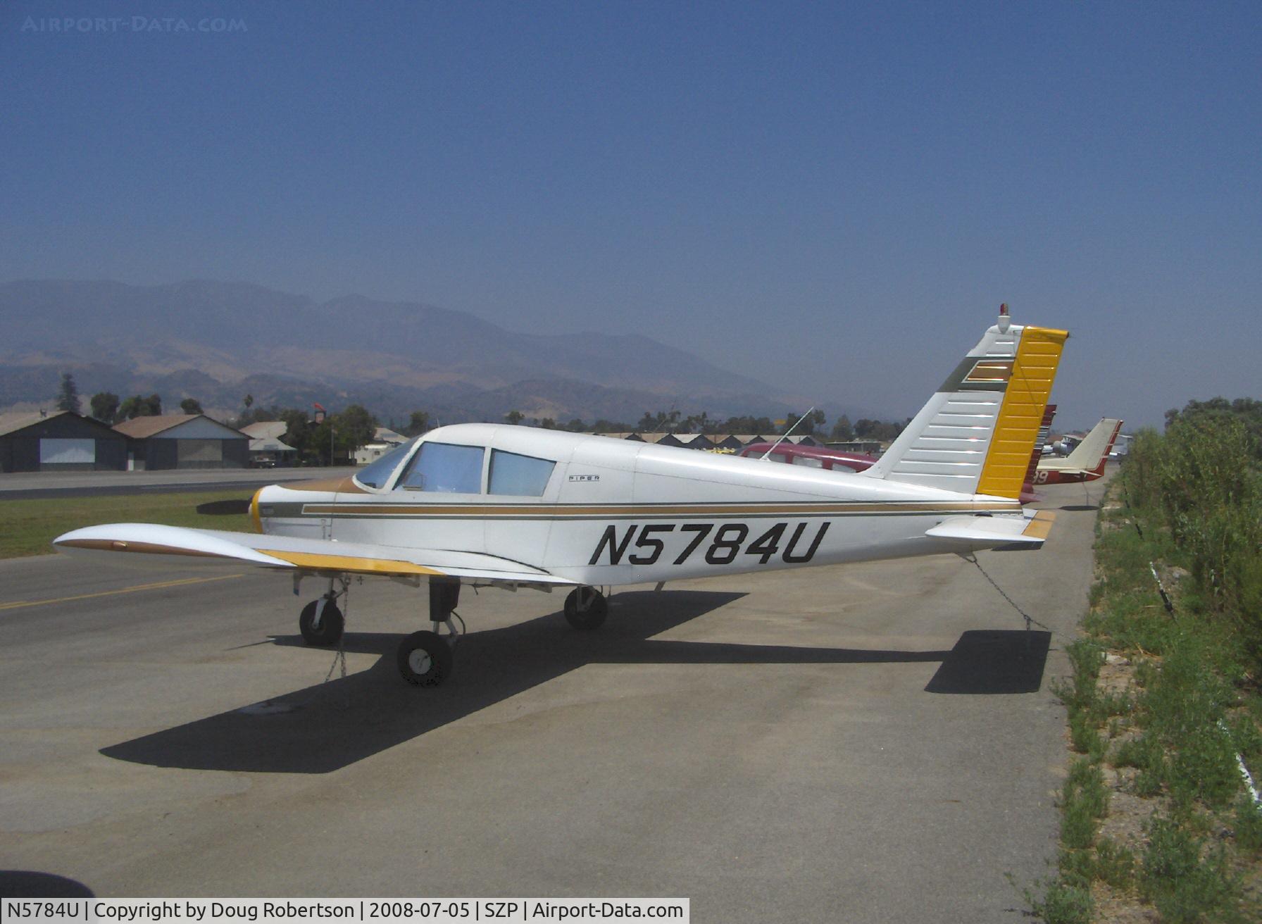 N5784U, 1970 Piper PA-28-140 Cherokee C/N 28-26608, 1970 Piper PA-28-140 CHEROKEE, Lycoming O-320-E2A 150 Hp