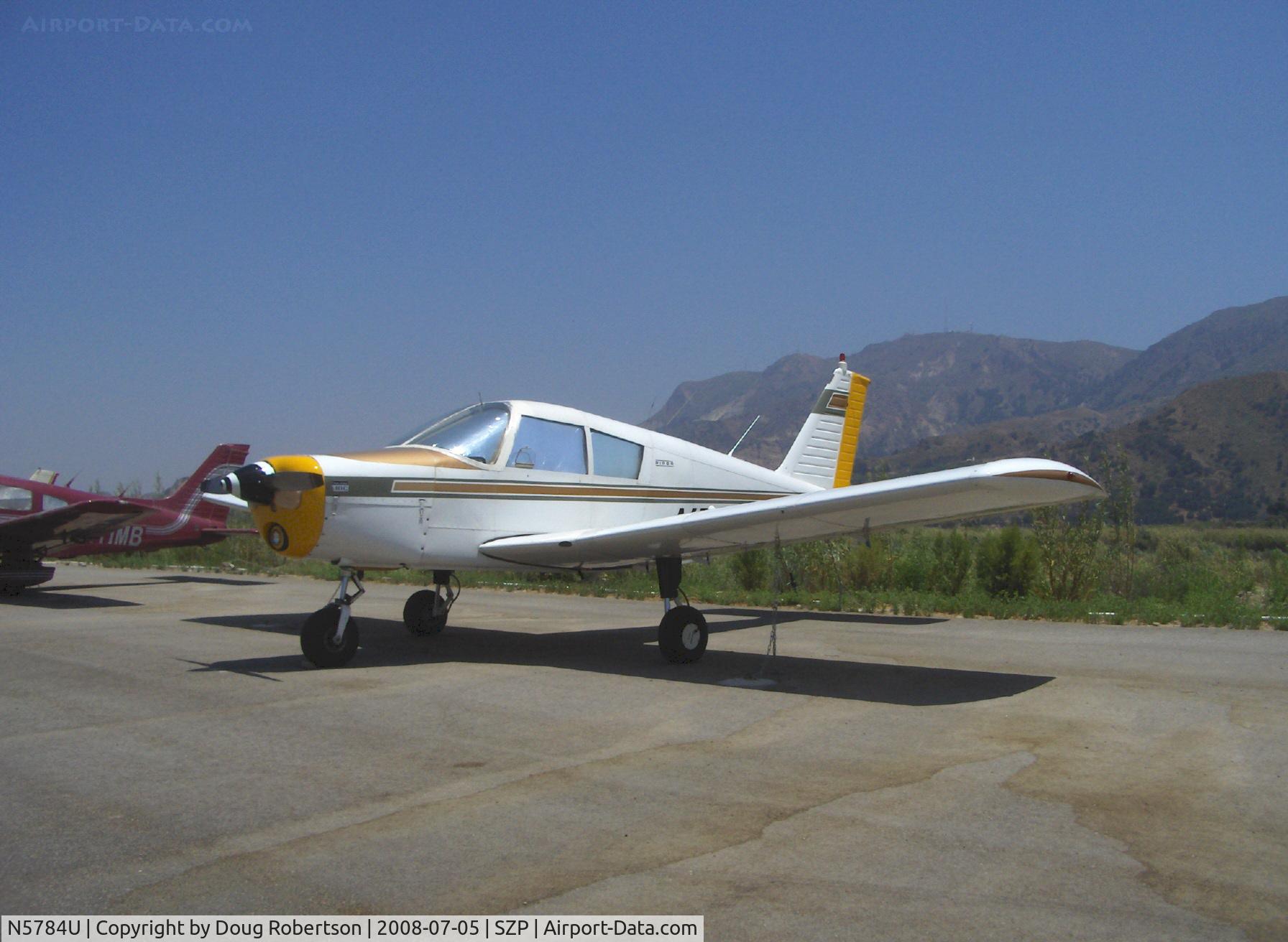N5784U, 1970 Piper PA-28-140 Cherokee C/N 28-26608, 1970 Piper PA-28-140 CHEROKEE, Lycoming O-320-E2A 150 Hp