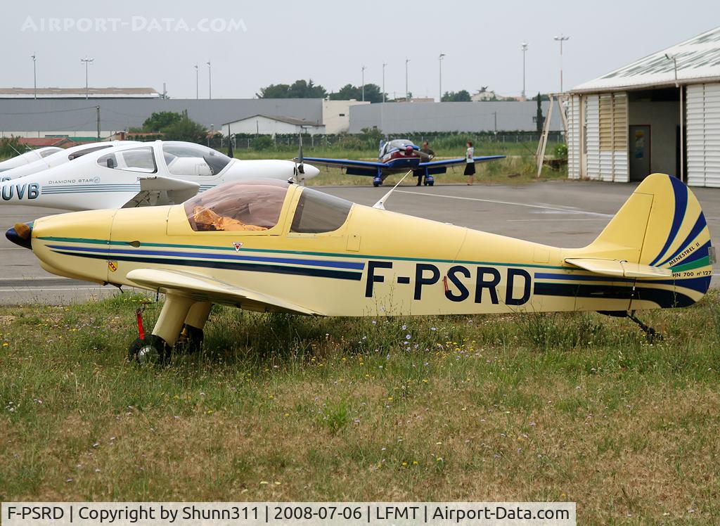 F-PSRD, Nicollier HN-700 Menestrel II C/N 127, Parked near the Airclub