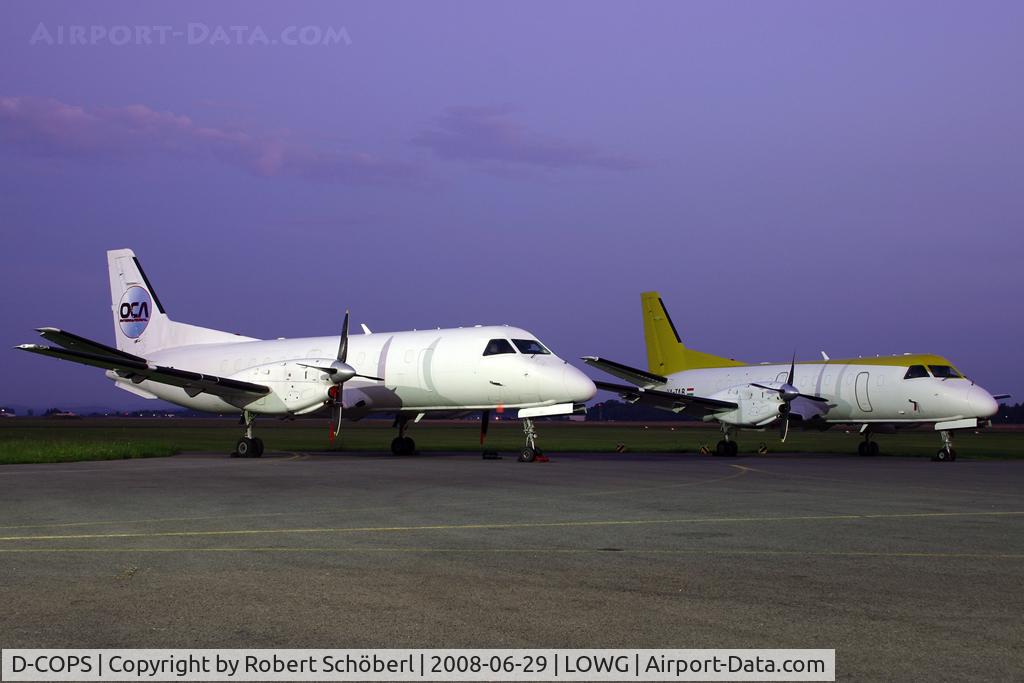 D-COPS, 1987 Saab 340A Cargo C/N 340A-087, Waiting for maintance by Robin Hood Aviation