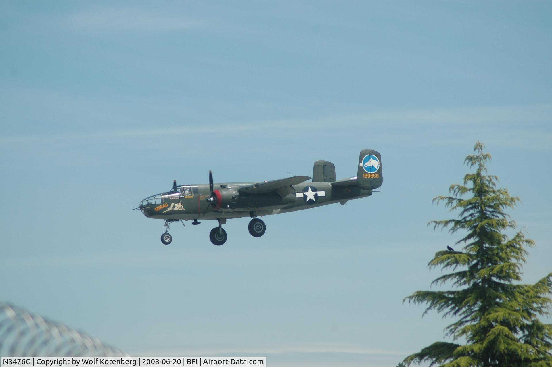 N3476G, 1944 North American B-25J Mitchell C/N 108-33257, This beast gets around
