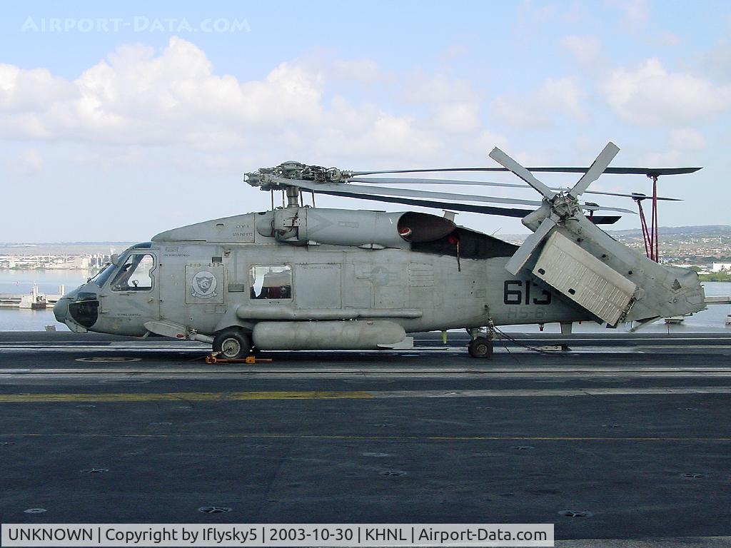 UNKNOWN, , US Navy SH-60 SeaHawk on the USS Nimitz Folded