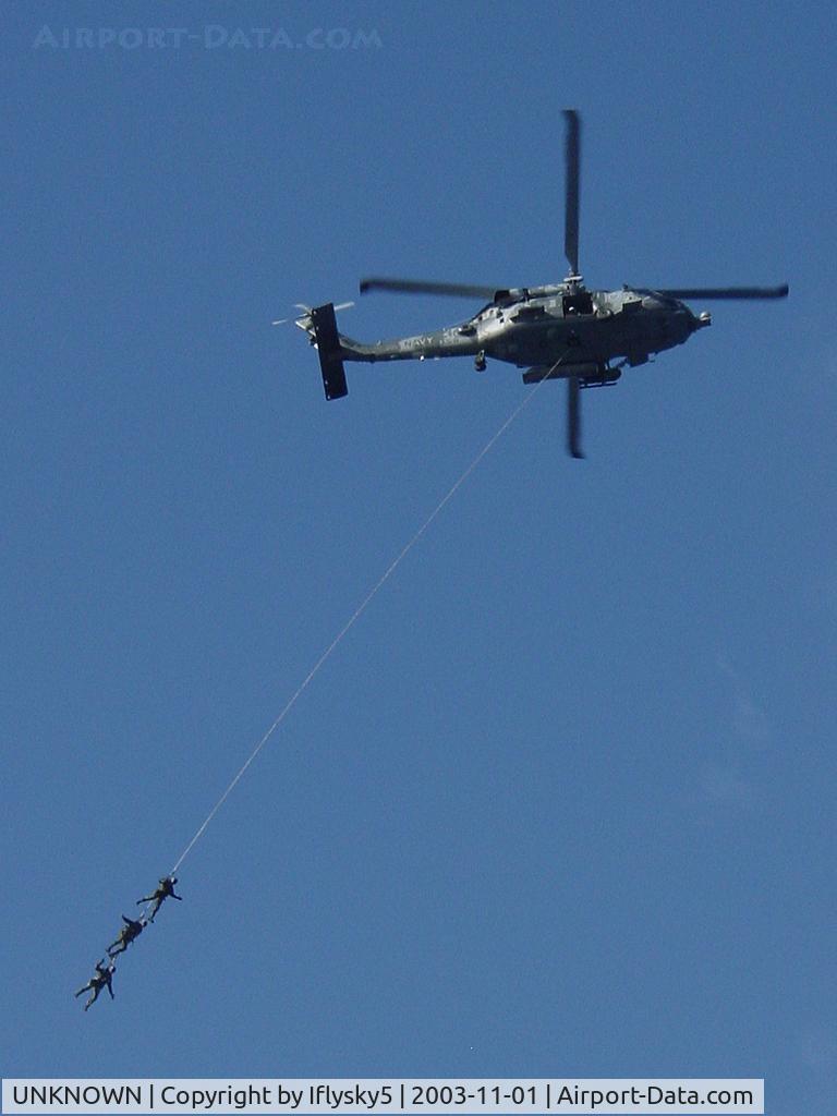 UNKNOWN, , US Navy SH-60 SeaHawk lifts SEAL team