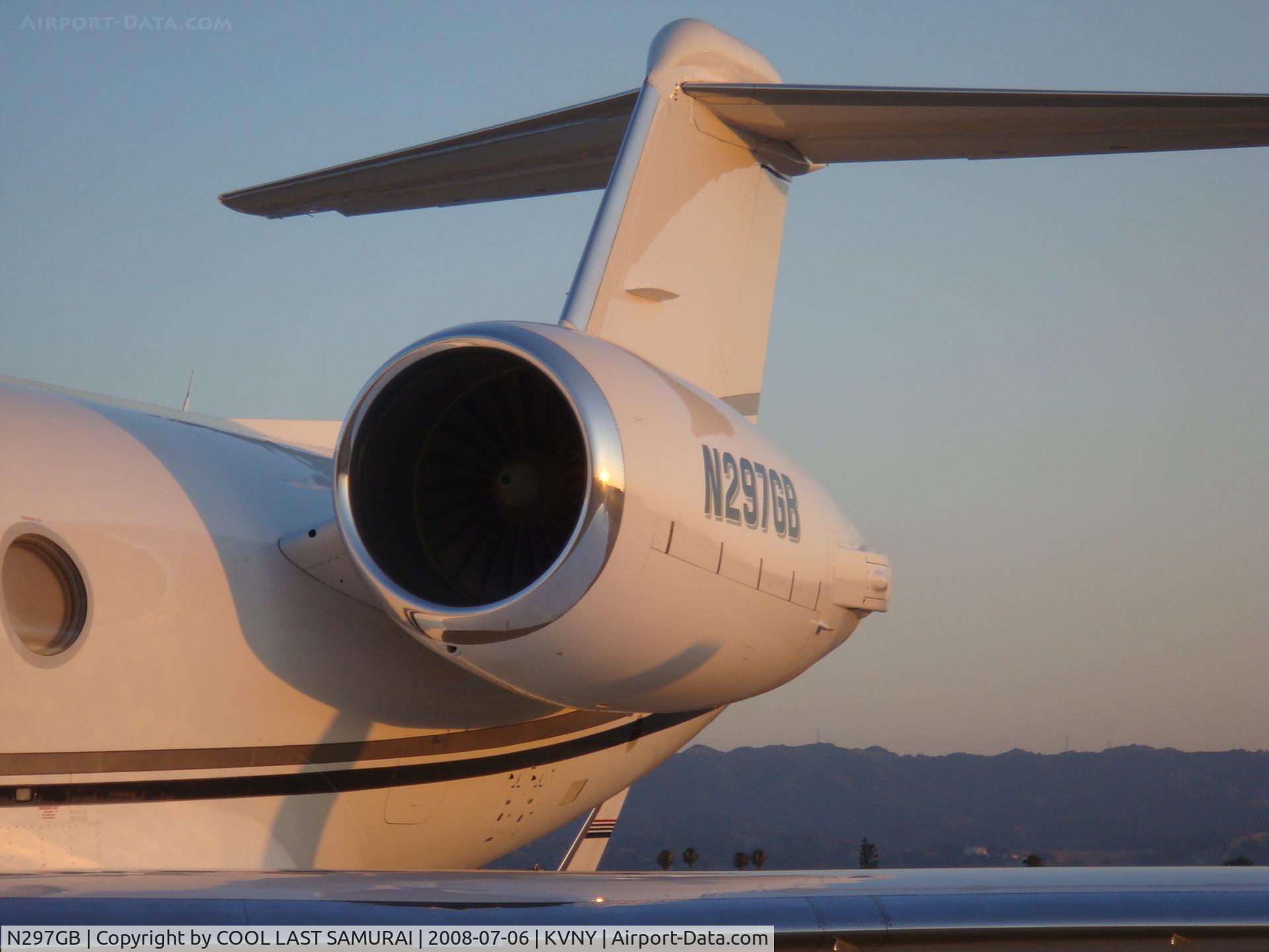 N297GB, 1992 Gulfstream Aerospace G-IV C/N 1208, Airtel Plaza Hotel Transient Parking, Van Nuys Airport