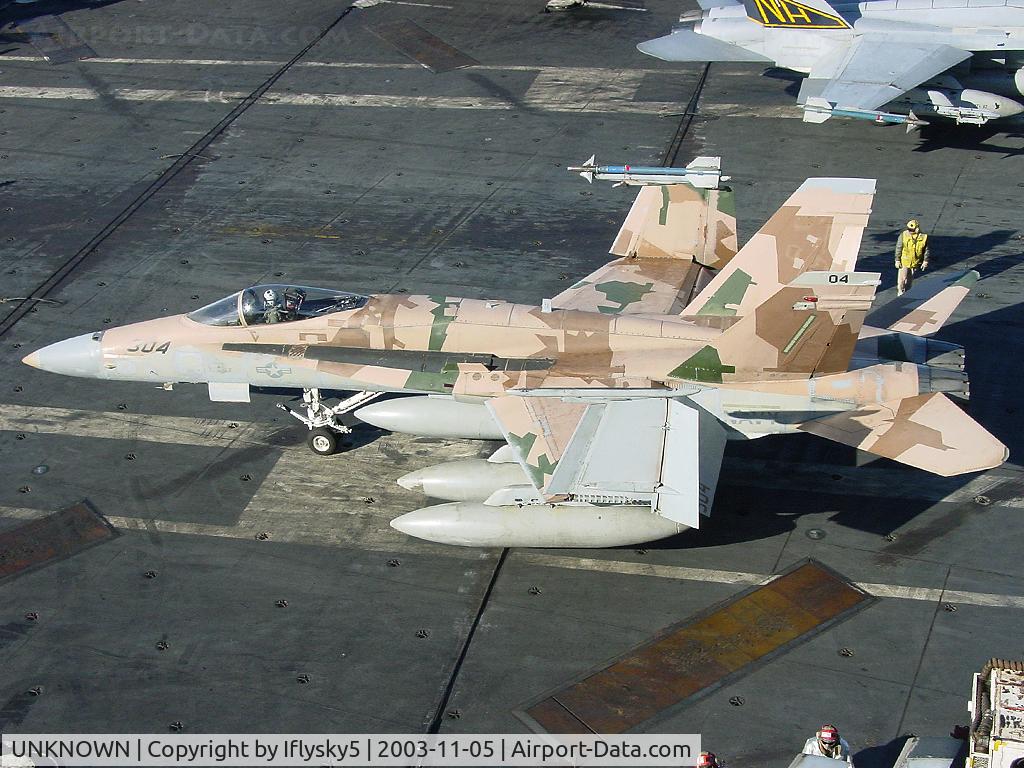 UNKNOWN, , US Navy FA-18 painted with experimental camo pattern