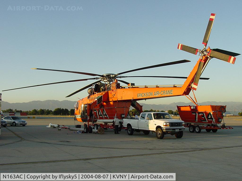 N163AC, 1993 Sikorsky S-64F Skycrane C/N 64093, N163AC S-64F AirCrane Aircraft destroyed 1 June 2008