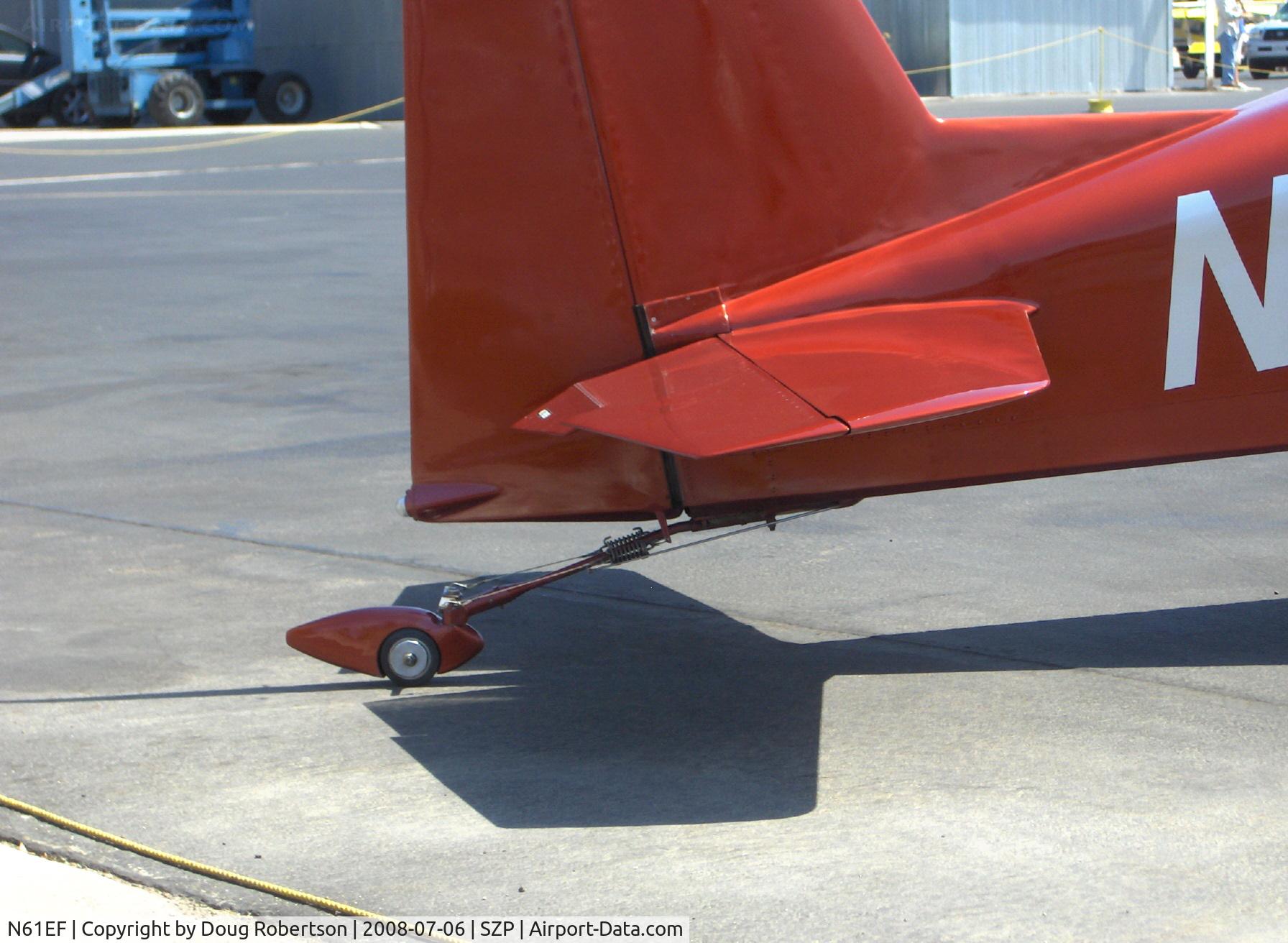 N61EF, 1989 Bushby Mustang II C/N M-II-1019, 1989 Forisch BUSHBY M-II MUSTANG II, Lycoming O-320 160 Hp, tail wheel fairing