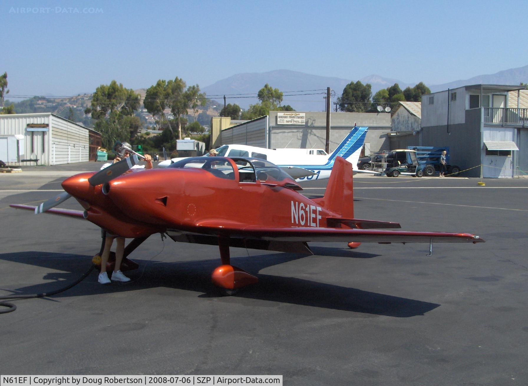 N61EF, 1989 Bushby Mustang II C/N M-II-1019, 1989 Forisch BUSHBY M-II MUSTANG II, Lycoming O-320 160 Hp, refueling