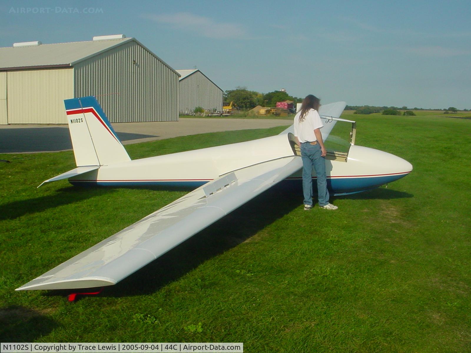 N1102S, 1971 Schweizer SGS 1-26E C/N 502, A 1-26
