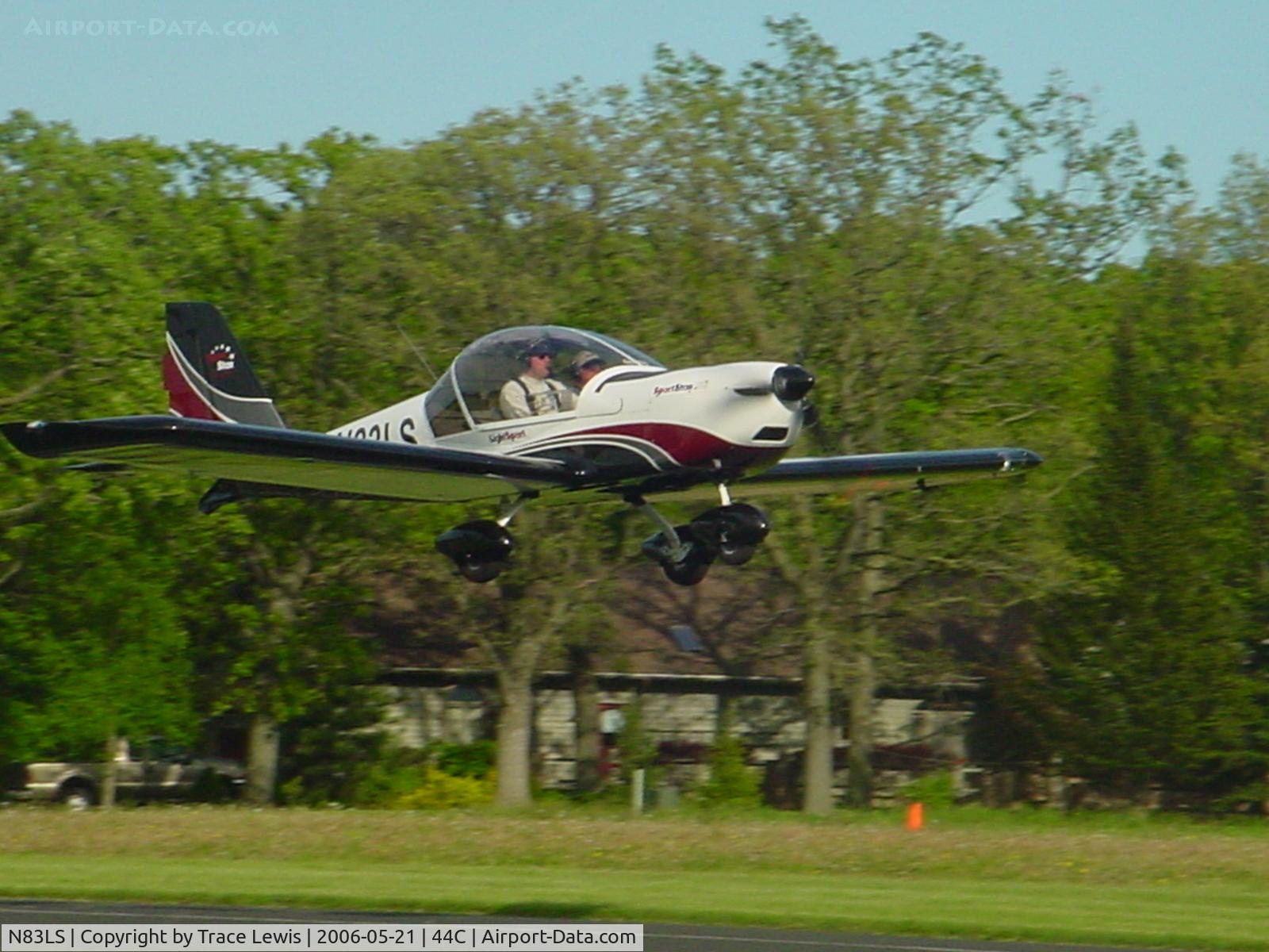 N83LS, 2006 Evektor-Aerotechnik SPORTSTAR C/N 20060509, 44C