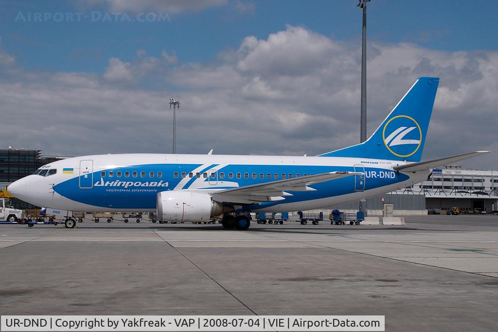 UR-DND, 1997 Boeing 737-5L9 C/N 28722, Dniepravia Boeing 737-500