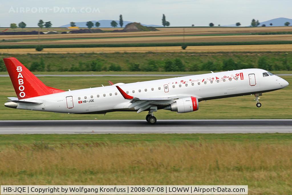 HB-JQE, 2008 Embraer 190LR (ERJ-190-100LR) C/N 19000163, Baboooo...!